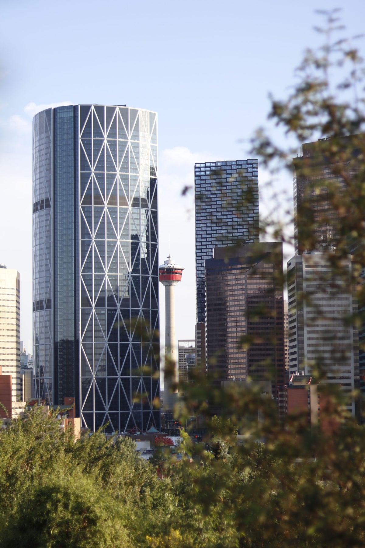 Downtown Calgary skyline with the Calgary Tower