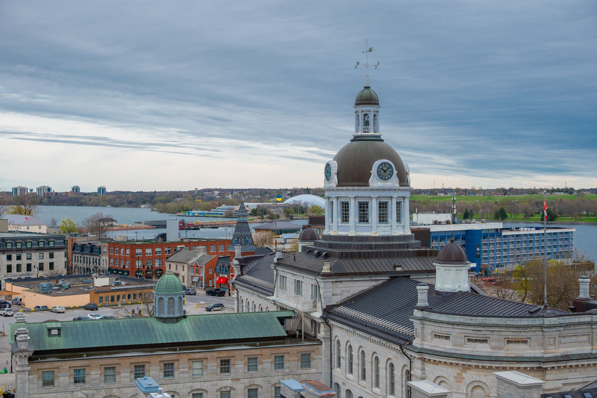 Kingston City Hall overlooking Lake Ontario
