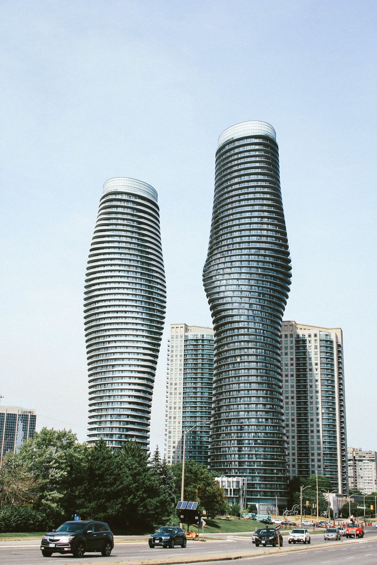 The Absolute World towers in Mississauga
