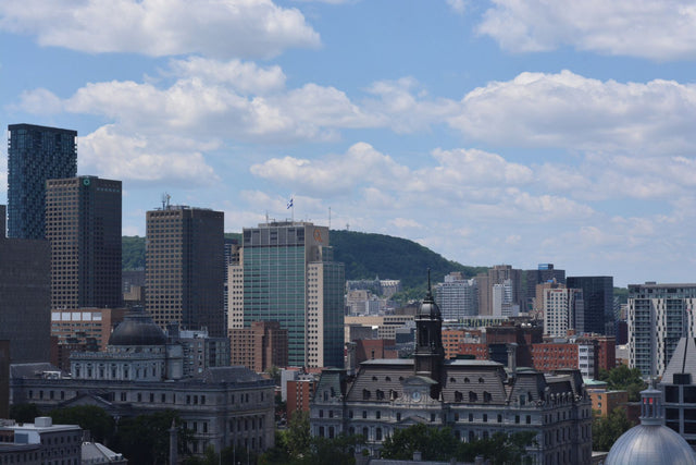 Montreal skyline with Mount Royal in the background