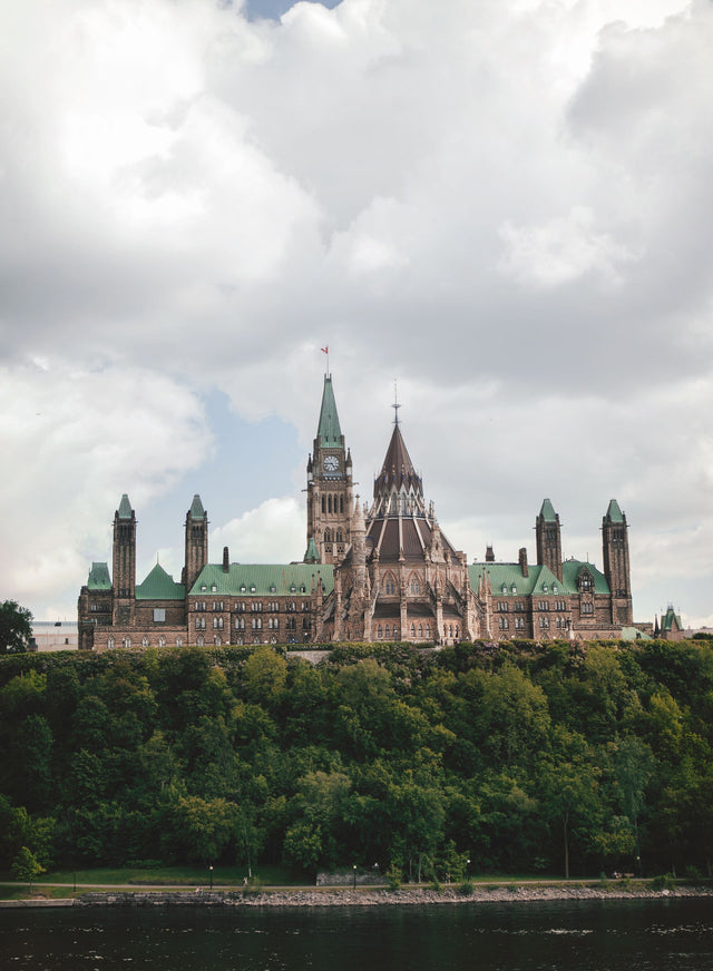 Parliament Hill in Ottawa in summer