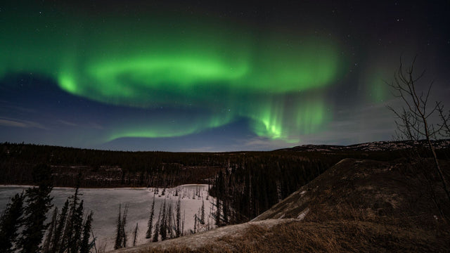 Northern lights over Whitehorse, Yukon