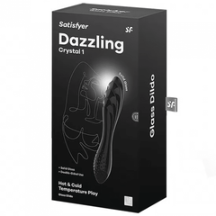 Satisfyer Dazzling Crystal 1 Glass Dildo - Dreamy Desire