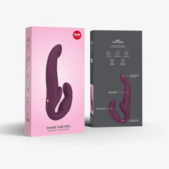 Share Vibe Pro packaging front and back showing product details, plum colorway