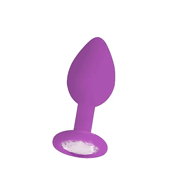 Shots Ouch! Regular Diamond Butt Plug Purple - Dreamy Desire
