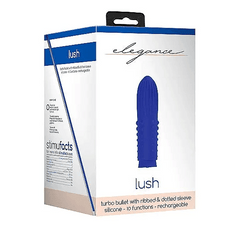 Shots Elegance - Blue Lush Turbo Bullet Vibrator - Dreamy Desire