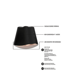 Shots Elegance: Dazzling Black Rotating & Vibrating Clitoral Stimulator - Dreamy Desire