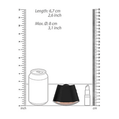 Shots Elegance: Dazzling Black Rotating & Vibrating Clitoral Stimulator - Dreamy Desire