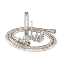 Si Novelties stainless steel shower bidet system with flexible hose, nozzle, and wall bracket