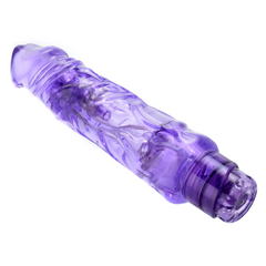 Close-up side angle of Chubby Fun Vibe showing swirled surface texture and twist-base control