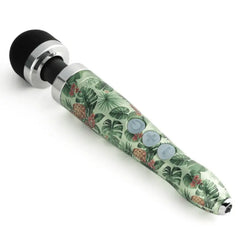 Side angle of the Die Cast 3R wand vibrator highlighting three control buttons