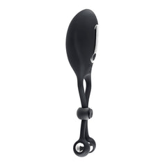 Side profile of The Big Bang highlighting the oval tapping head and weighted ball ends