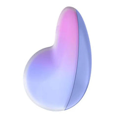 Side profile of Satisfyer Pixie Dust revealing its curved ergonomic silicone form