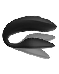 Side profile of We-Vibe Sync 2 showing flexible U-shaped design and ribbed inner surface