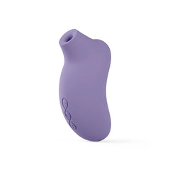 Side view of Sona 3 clitoral massager highlighting circular opening and control buttons