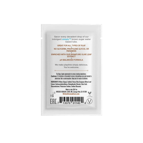 Simply Aqua Brown Sugar Sachet .1oz - Dreamy Desire