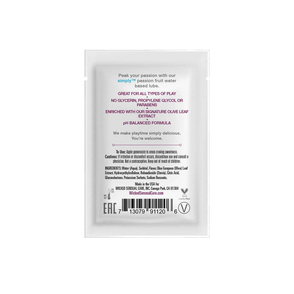Simply Aqua Passion Fruit Sachet .1oz - Dreamy Desire
