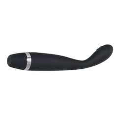 Skinny G by Evolved shown horizontally, highlighting slender curved shaft and ergonomic handle