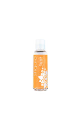 Sliquid Naturals Sizzle Lube 2 oz in a clear bottle with a warming orange label