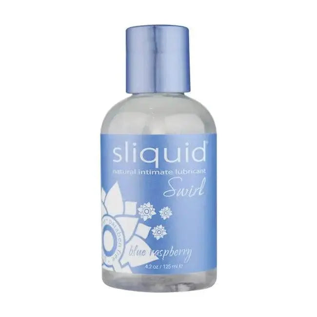 Sliquid Swirl Lubricant - Blue Raspberry Flavor (4.2oz) - Dreamy Desire
