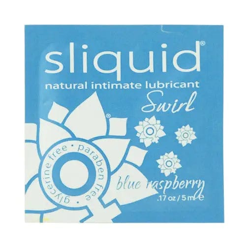 Sliquid Other Sliquid Swirl Pillow Pack - Blue Raspberry Flavored Lubricant