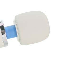 Close-up of the soft silicone rounded head on the Magic Wand Rechargeable massager