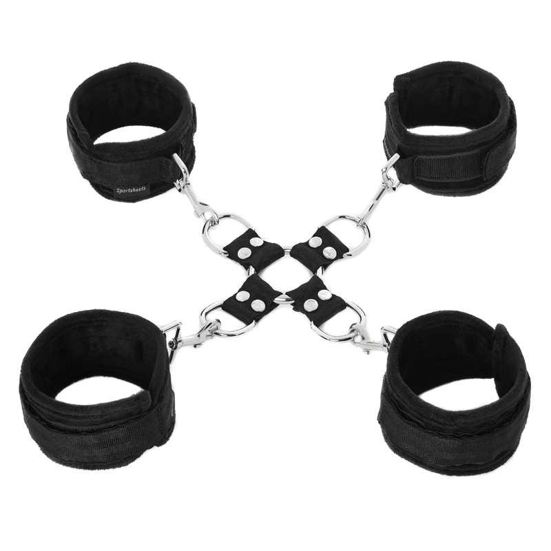 Sportsheets BDSM Hog Tie & Cuff Set