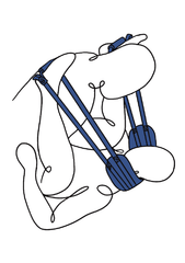 Sportsheets Pivot Deluxe Doggie Strap - Dreamy Desire