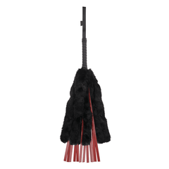 Sportsheets Saffron Faux Fur Flogger - Dreamy Desire
