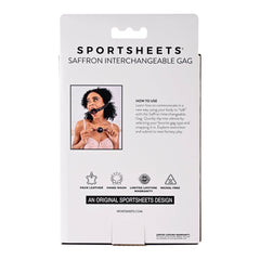 Sportsheets Saffron Interchangeable Gag - Dreamy Desire