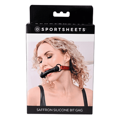 Sportsheets Saffron Silicone Bit Gag - Dreamy Desire