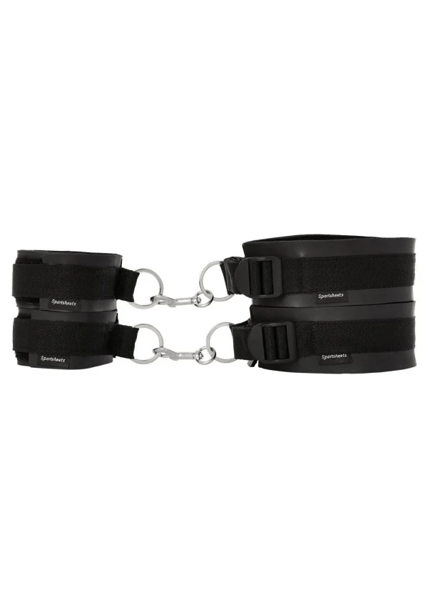 Sportsheets BDSM Thigh and Wrist Cuffs Set