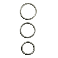 Sportsheets Seamless Metal O-Ring 3 Pack - Dreamy Desire