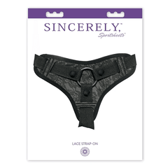 Sportsheets Sincerely Lace Strap On - Dreamy Desire