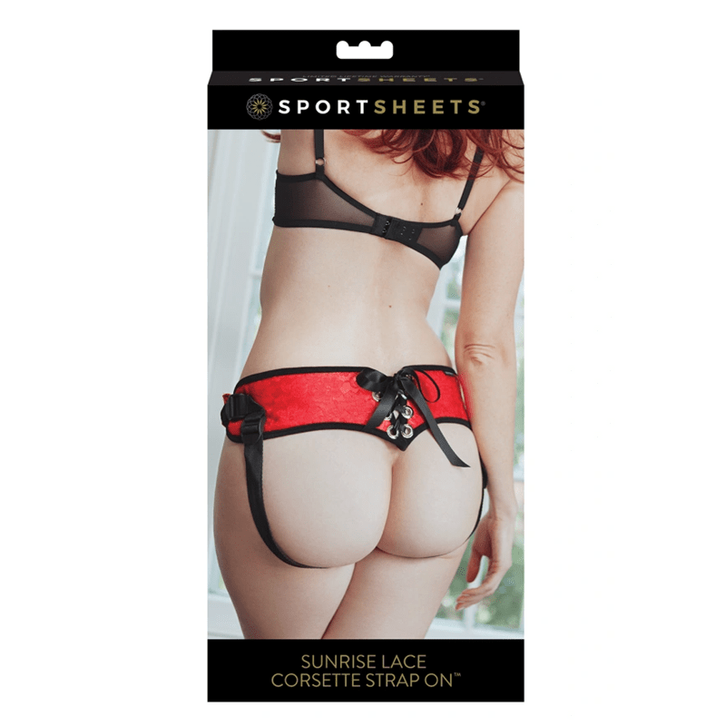 Sportsheets Strap-Ons & Harnesses Sunrise Lace Corrset StrpOn