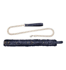 Sportsheets Sex & Mischief Cougar Fur Collar & Leash - Dreamy Desire