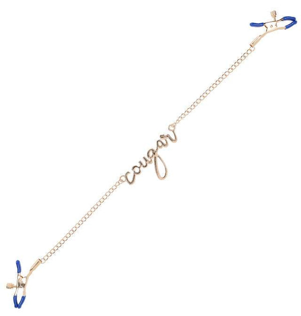 Sportsheets Sex & Mischief Cougar Nipple Clamps - Dreamy Desire