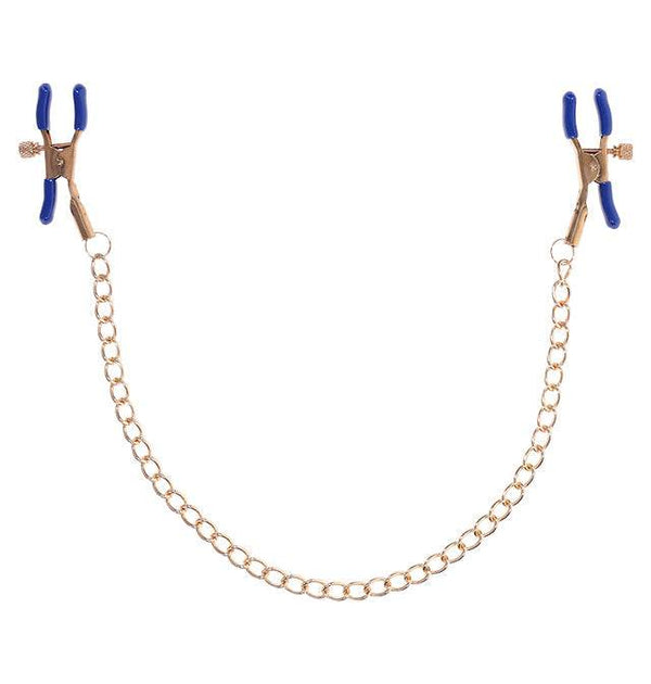 Sportsheets Sex & Mischief Cougar Chained Nipple Clamps - Dreamy Desire