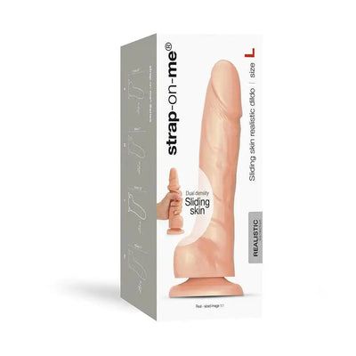 Strap On Me Sliding Skin Realistic Dildo Vanilla - Dreamy Desire