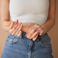 Strap On Me Sliding Skin Realistic Dildo Vanilla - Dreamy Desire