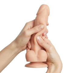 Strap On Me - Sliding Skin Realistic Dildo XL (Vanilla) - Dreamy Desire