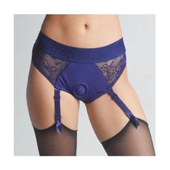 Strap On Me Harness Lingerie Diva - Night Blue XL - Dreamy Desire