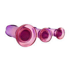 Close-up of suction cup bases on the Sunset Dreams Training Kit showing three size-graduated circular bases