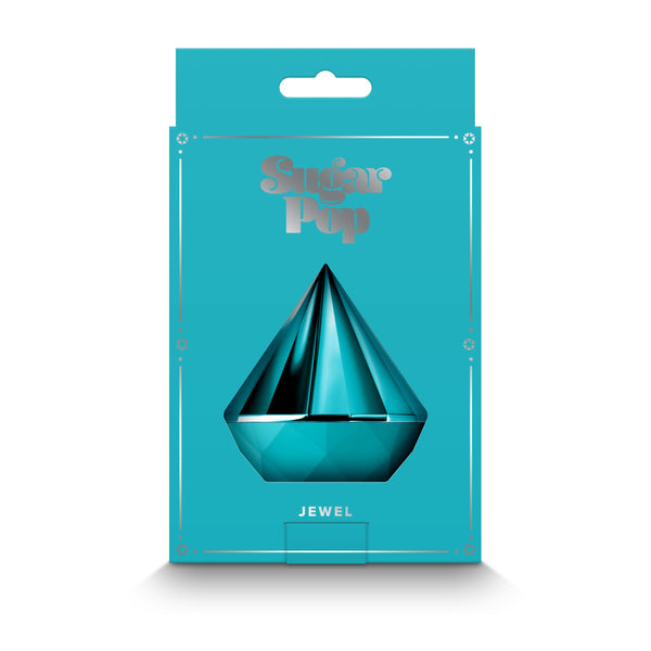 Sugar Pop Jewel teal retail box front featuring diamond graphic and product name