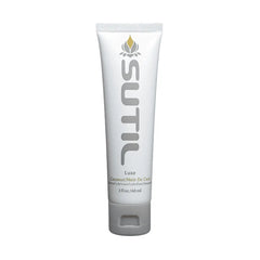 SUTIL Luxe Coconut water-based lubricant in a 60ml white flip-cap tube