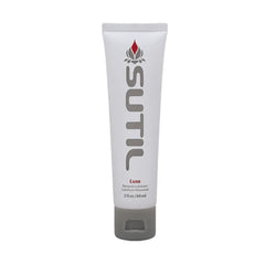 SUTIL Luxe personal lubricant 2oz white squeeze tube with gray flip cap