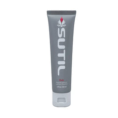 SUTIL Rich personal lubricant 2oz grey squeeze tube with white flip cap on white background