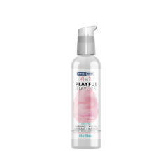 Swiss Navy 4-in-1 Playful Flavors Cotton Candy water-based lubricant, 4 oz pump bottle