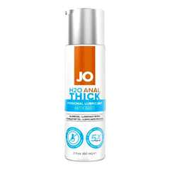 System JO H2O Anal Thick water-based personal lubricant in a 60ml pump bottle
