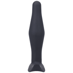 Tantus Silicone Little Flirt Butt Plug in Black - Dreamy Desire